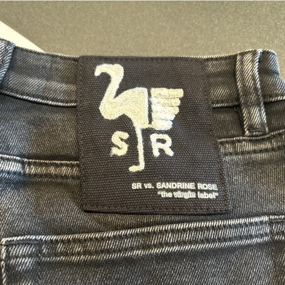 NWT Free People x Sandrine Rose Distressed Black Jeans, Women's Size 26 - Picture 10 of 10